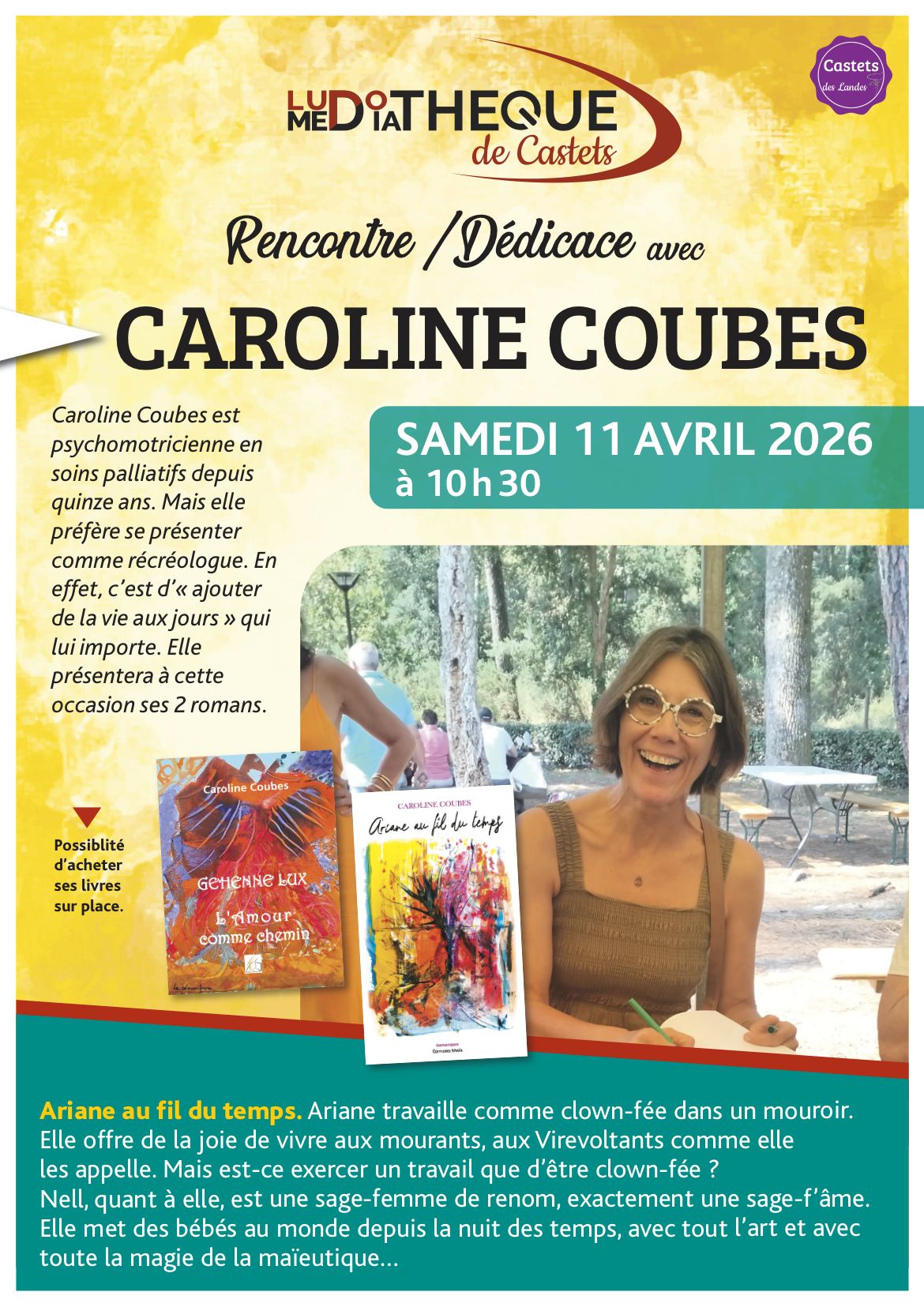 Rencontres dédicaces avec Caroline Coubes