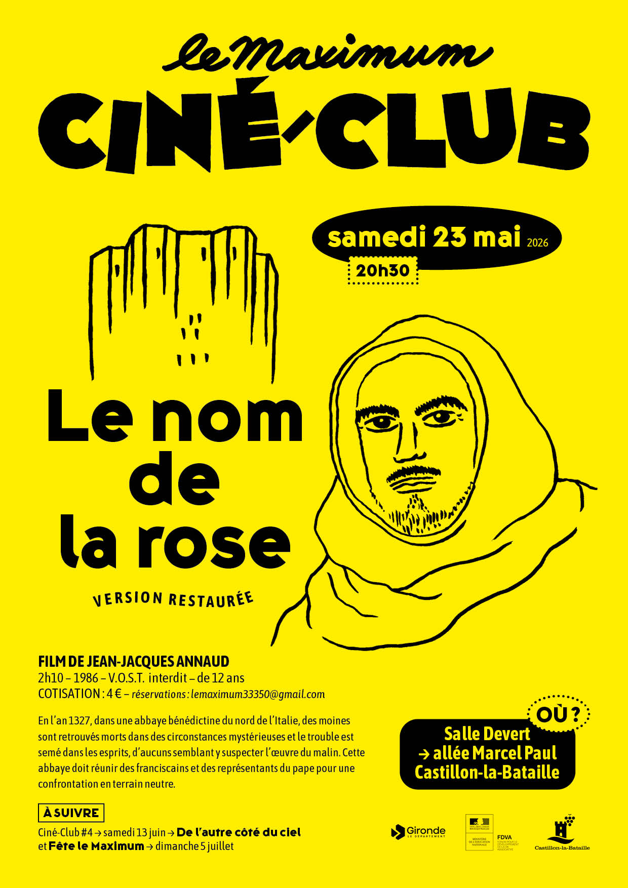 Ciné-club — visuel événement