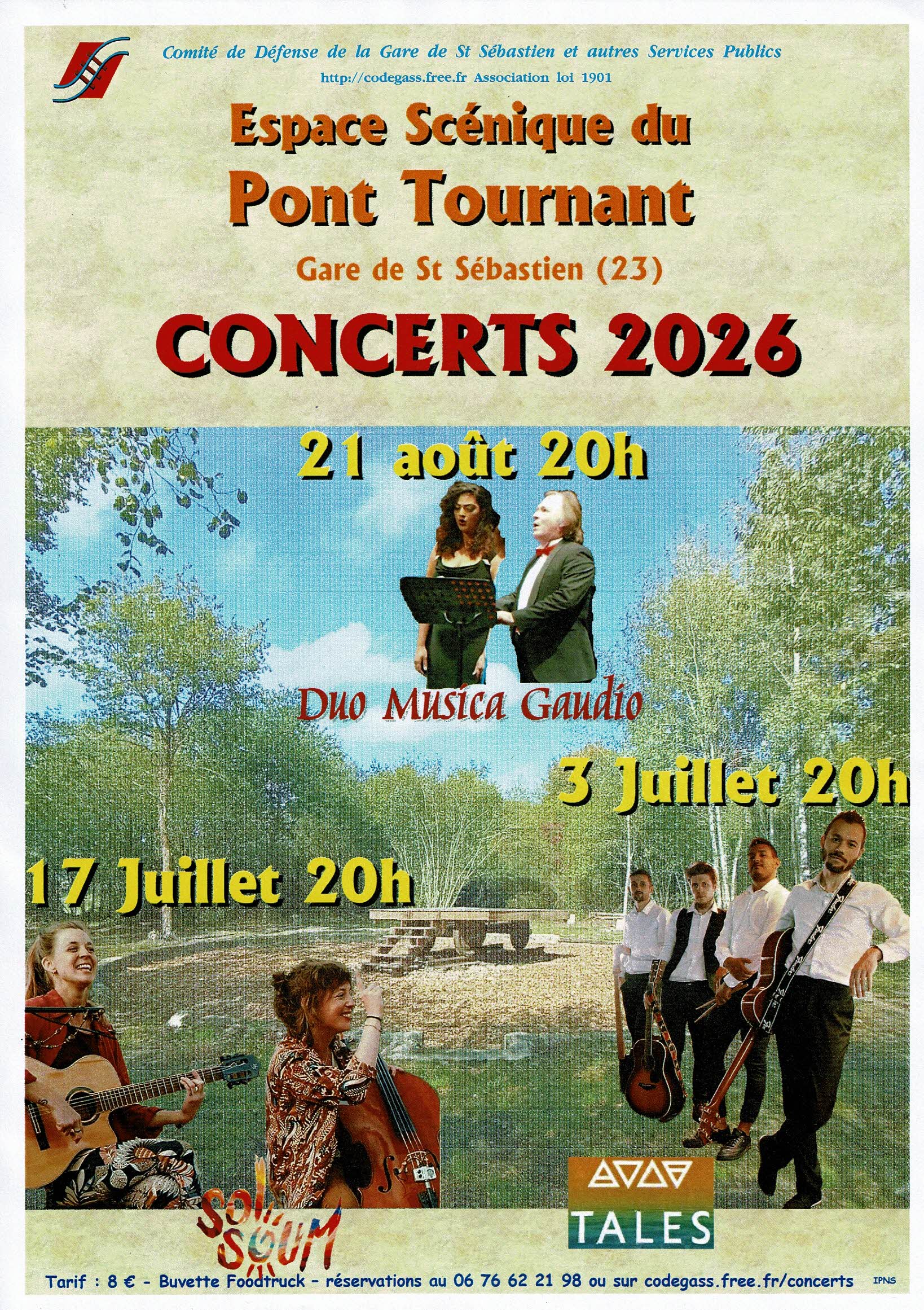 Concert Espace Scénique du Pont Tournant de St Sébastien, Saint-Sébastien