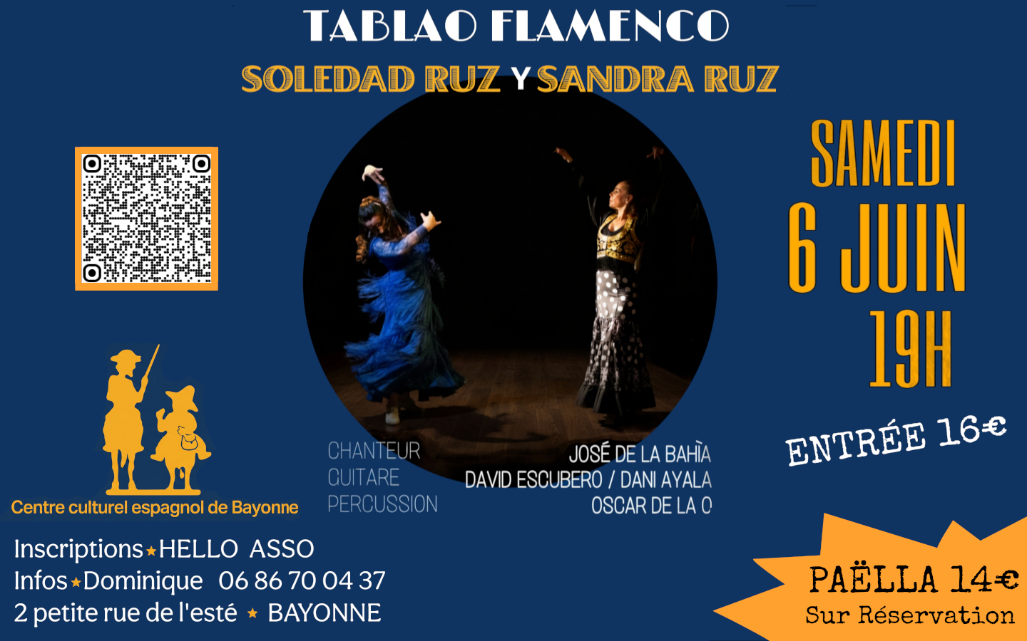 Tablao Flamenco: grande soirée festive