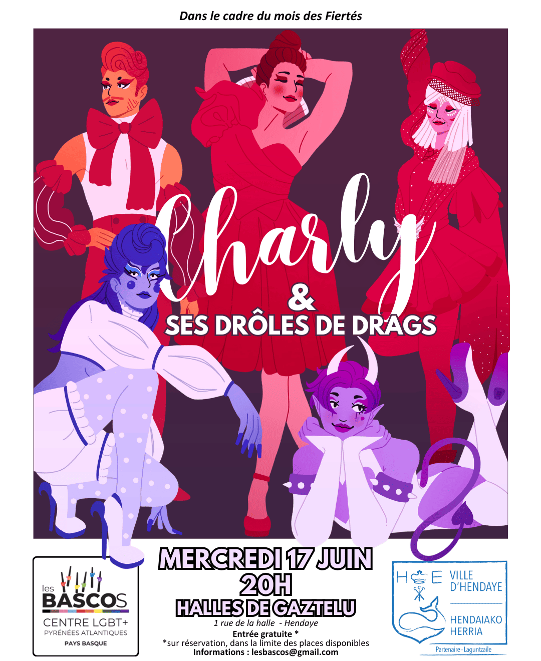 Spectacle - Charly et ses drôles de drags — visuel événement