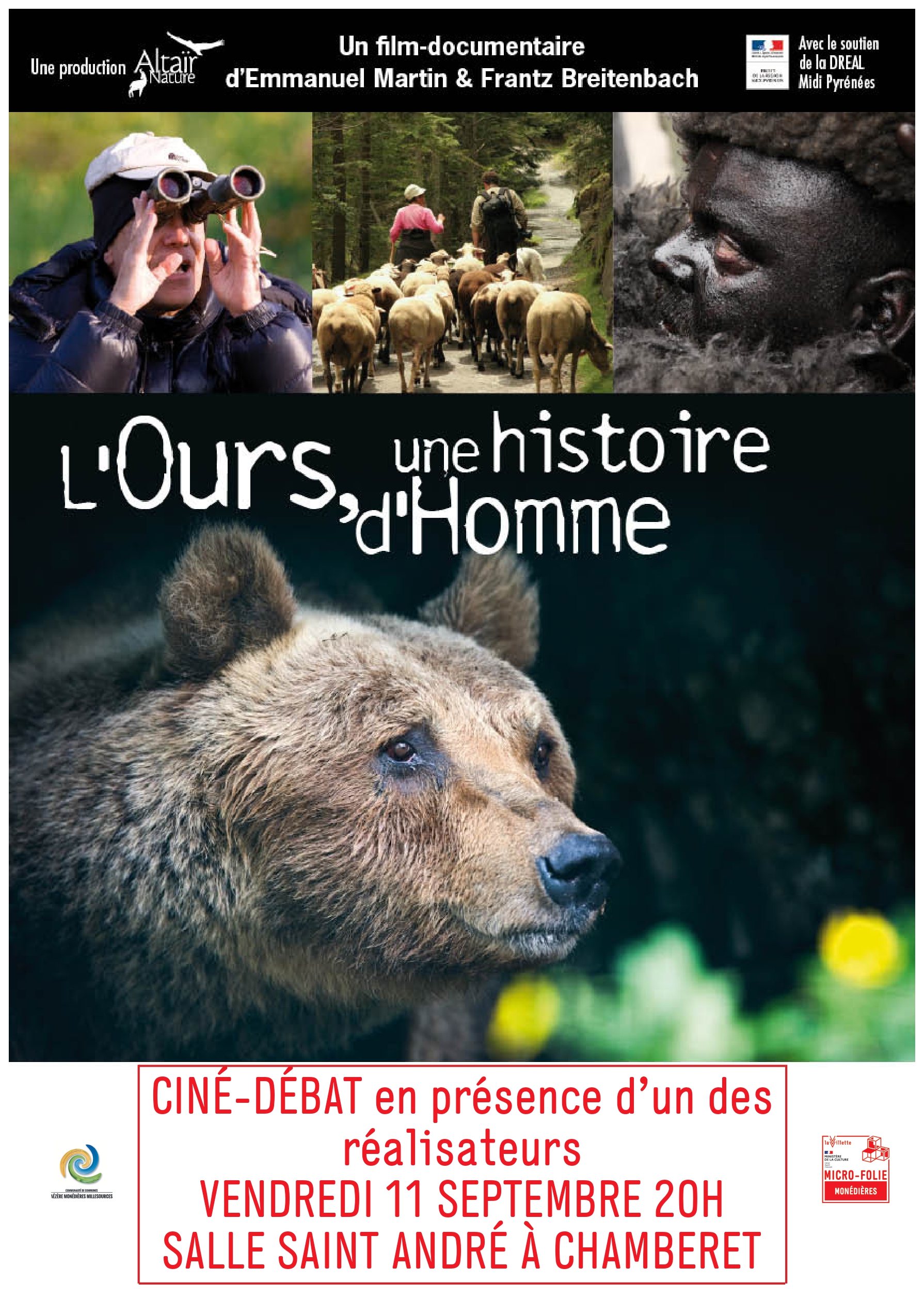 Micro-Folie soirée doc : L'ours, une histoire d'Homme