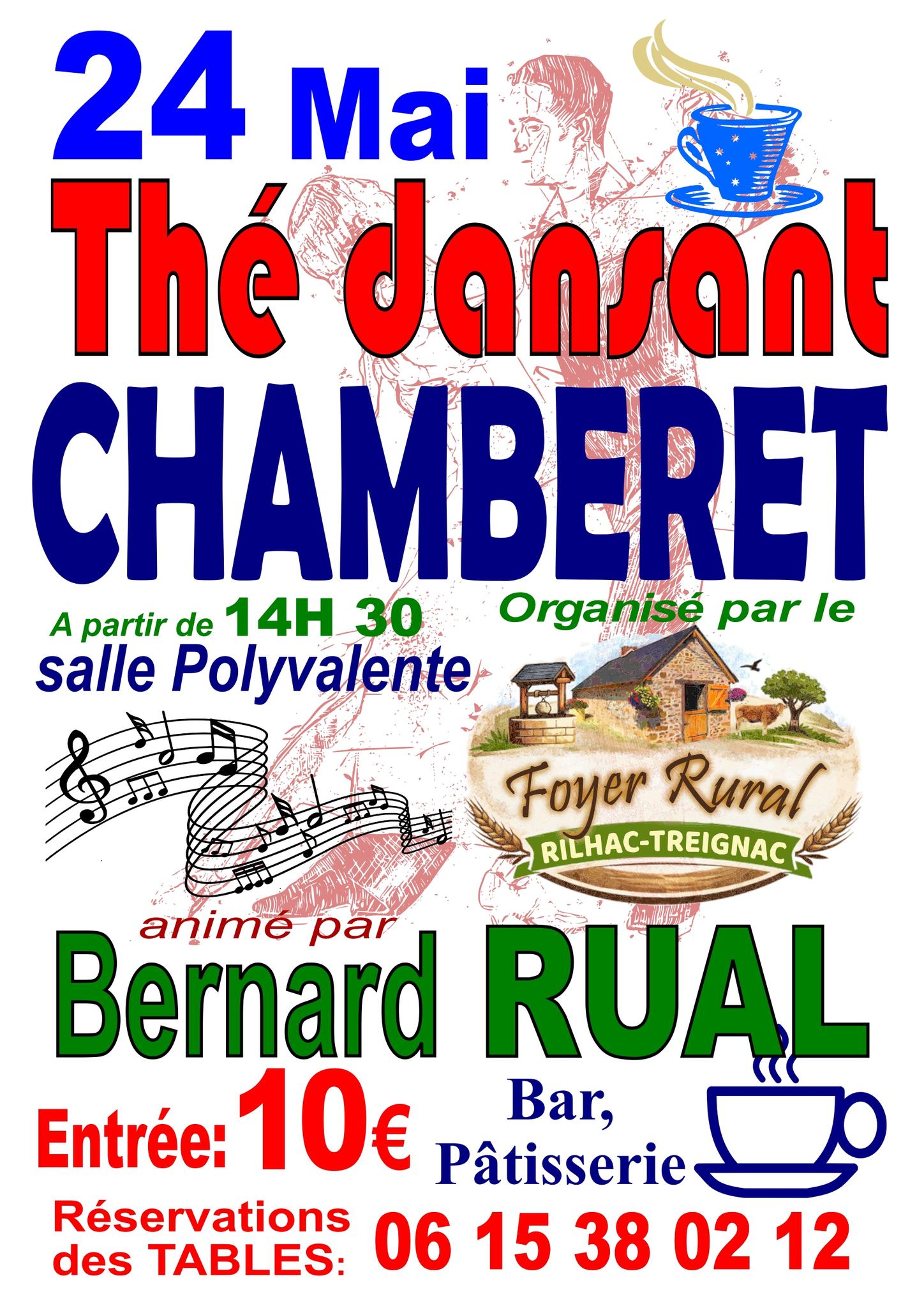 Thé Dansant animé par Bernard Rual — visuel événement