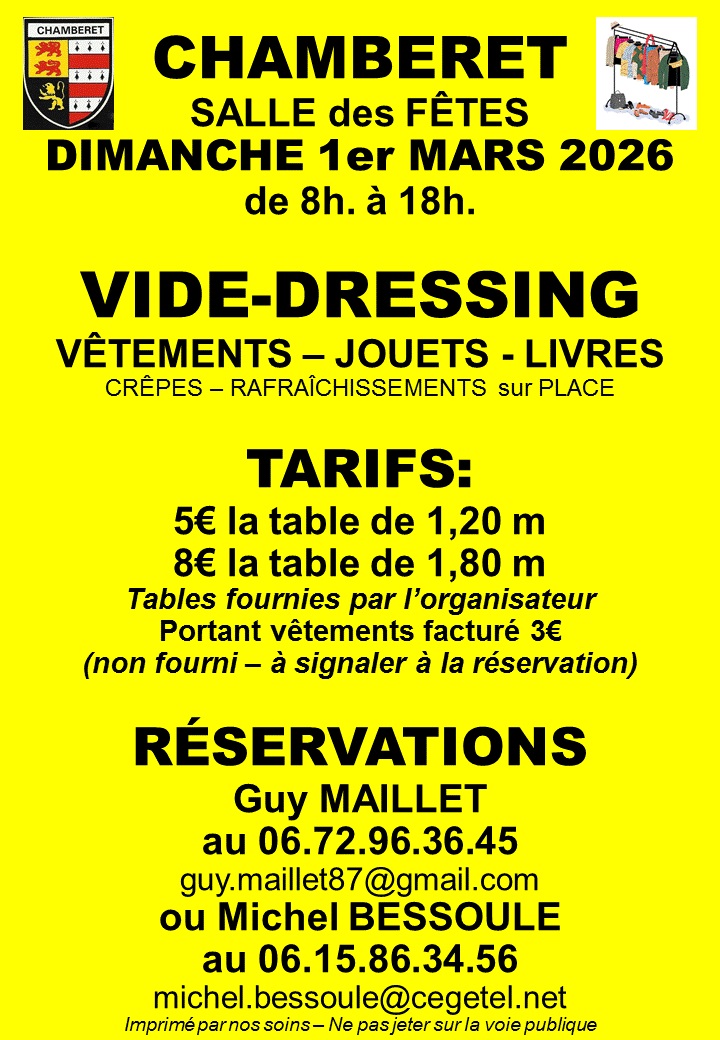 Vide-dressing