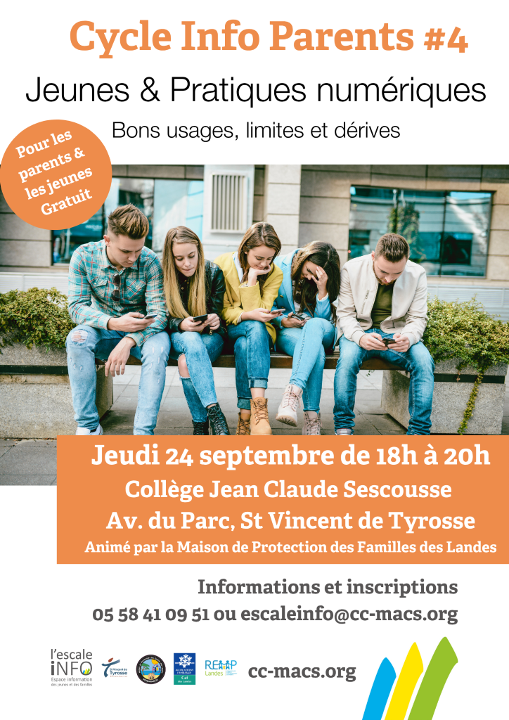 Cycle Info Parents #4 « Jeunes & pratiques numériques »