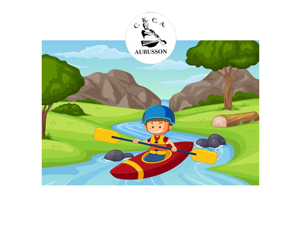 STAGE de kayak enfants — visuel événement