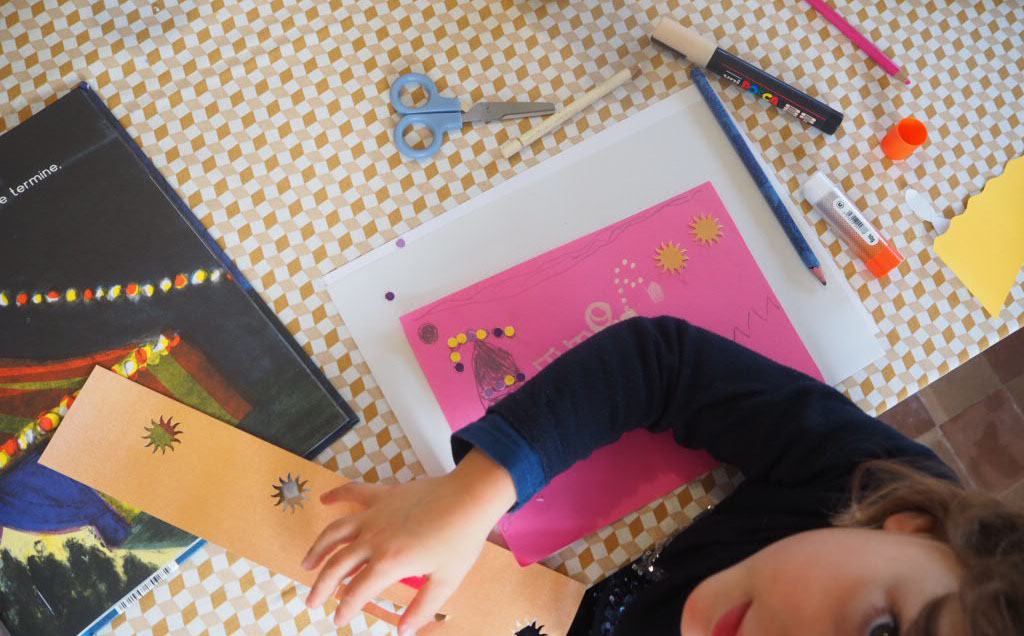 Goûter créatif - poésie & collage - Atelier Soleil Rose