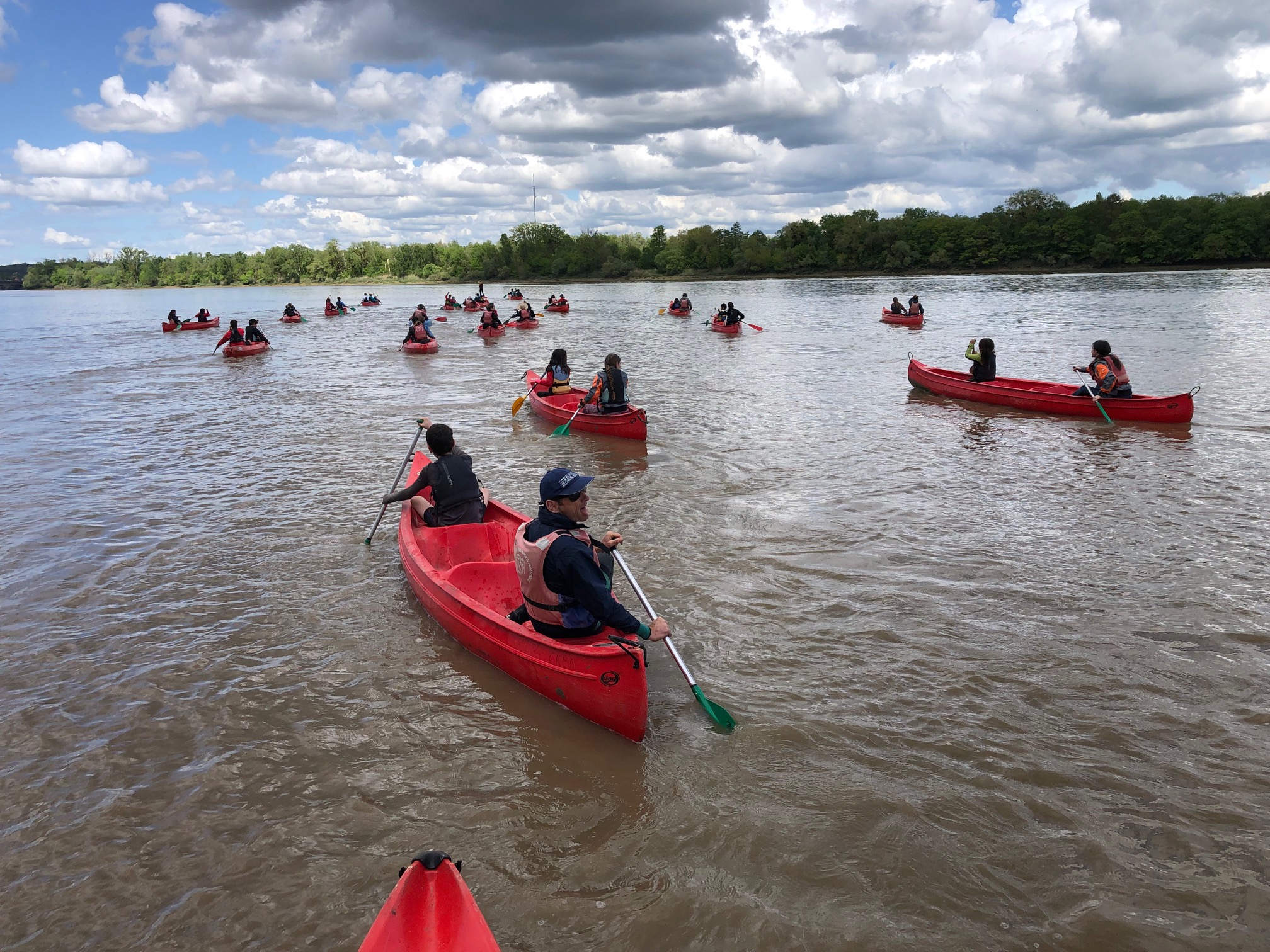 Descente de la Garonne en canoë, Barsac - photo 2