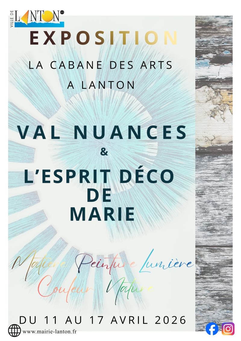 Exposition Cabane des Arts : Val nuances & l&rsquo;esprit déco de Marie