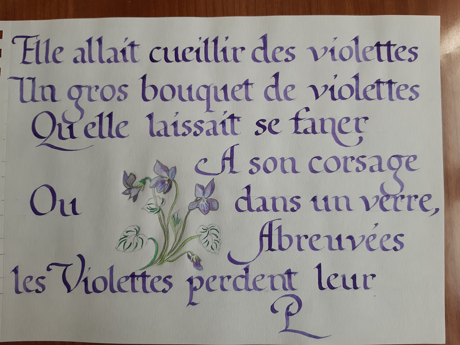 Atelier calligraphie