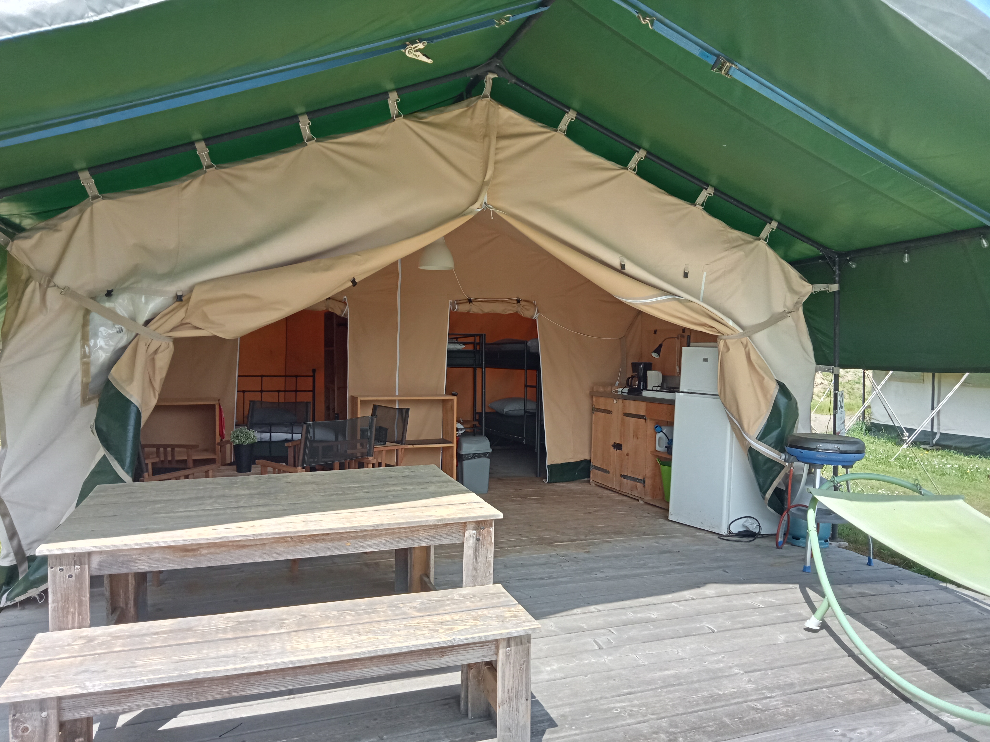 Tente Safari Mississippi (Camping La Perle), Saint-Médard-la-Rochette - photo 8