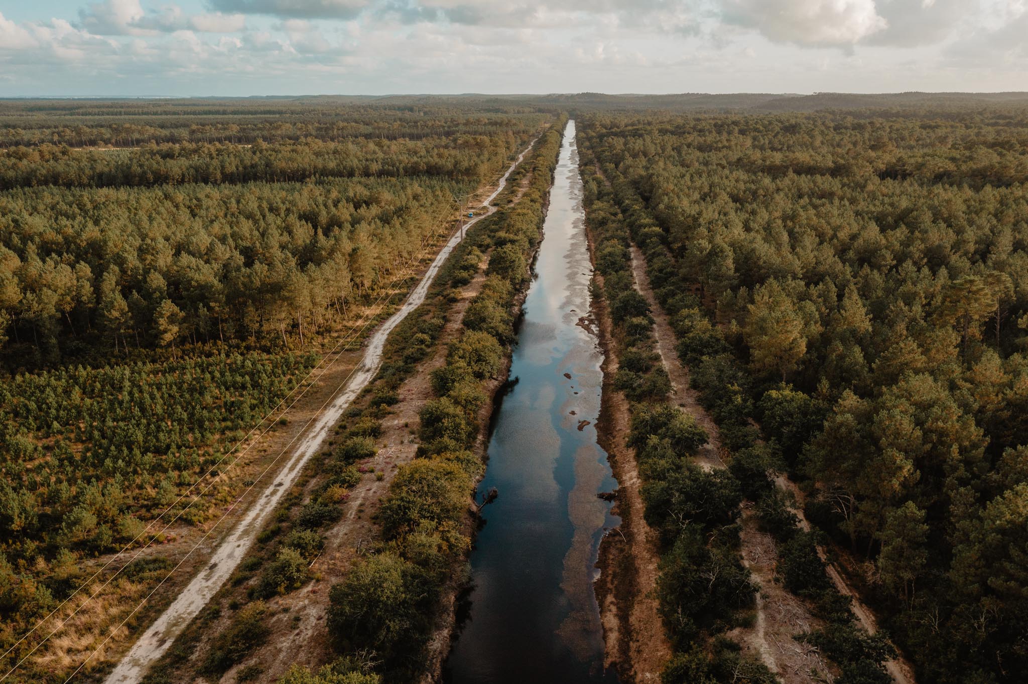 Boucle du Porge, entre océan, pins et bassin