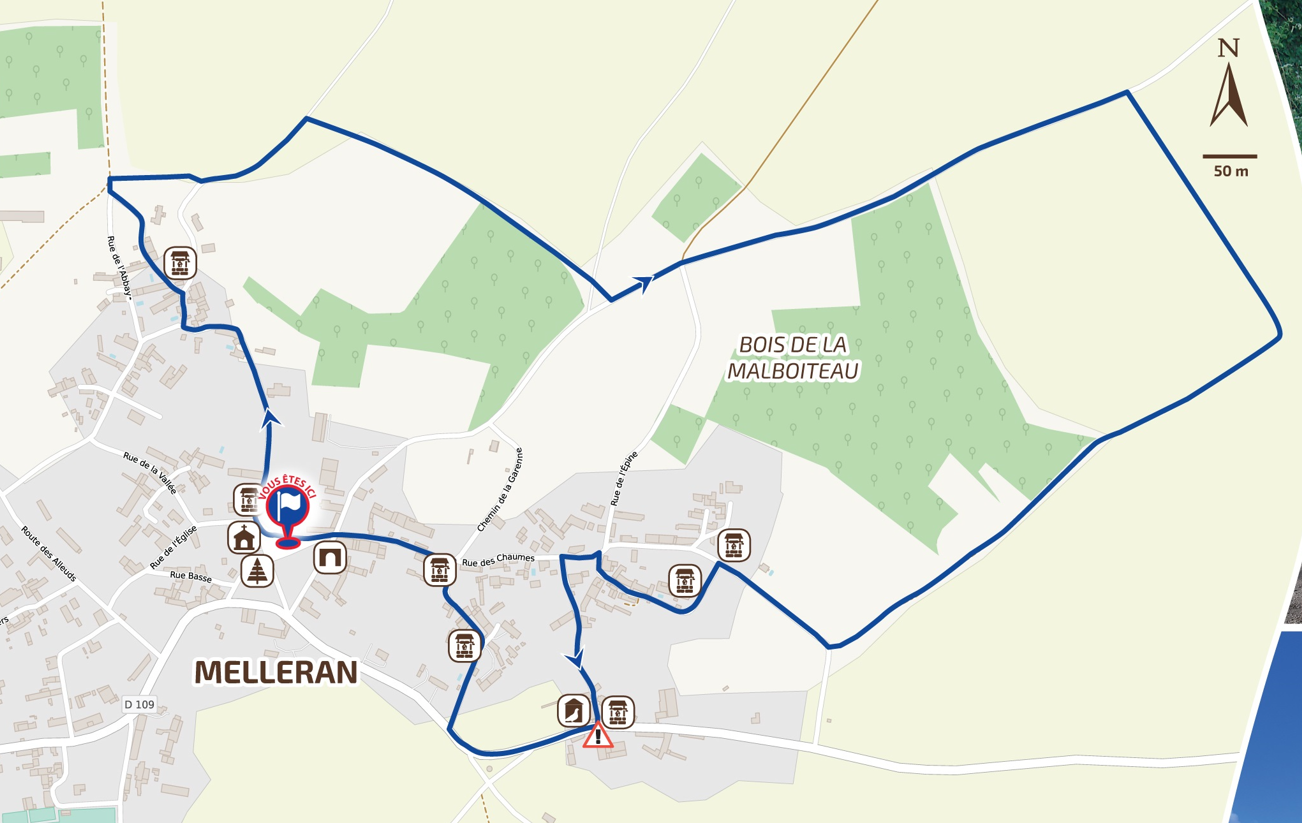 Balade des cinq "tours" - Melleran, Melleran