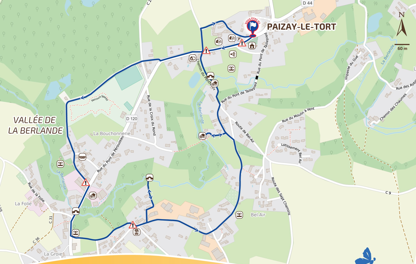 Balade autour des fontaines - Paizay-Le-Tort