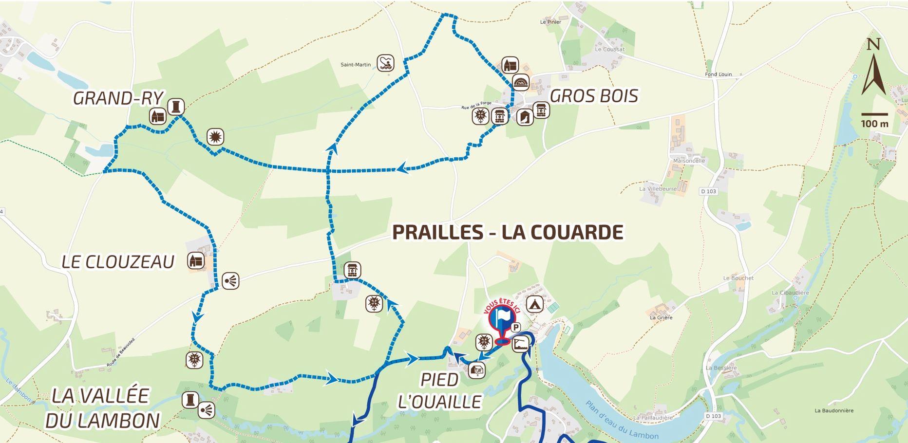 Lambon-Gros-Bois-Parking haut base de loisirs, Prailles-La Couarde