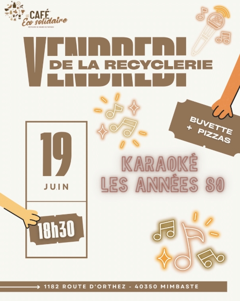 Vendredi de la Recyclerie : karaoké les années 80