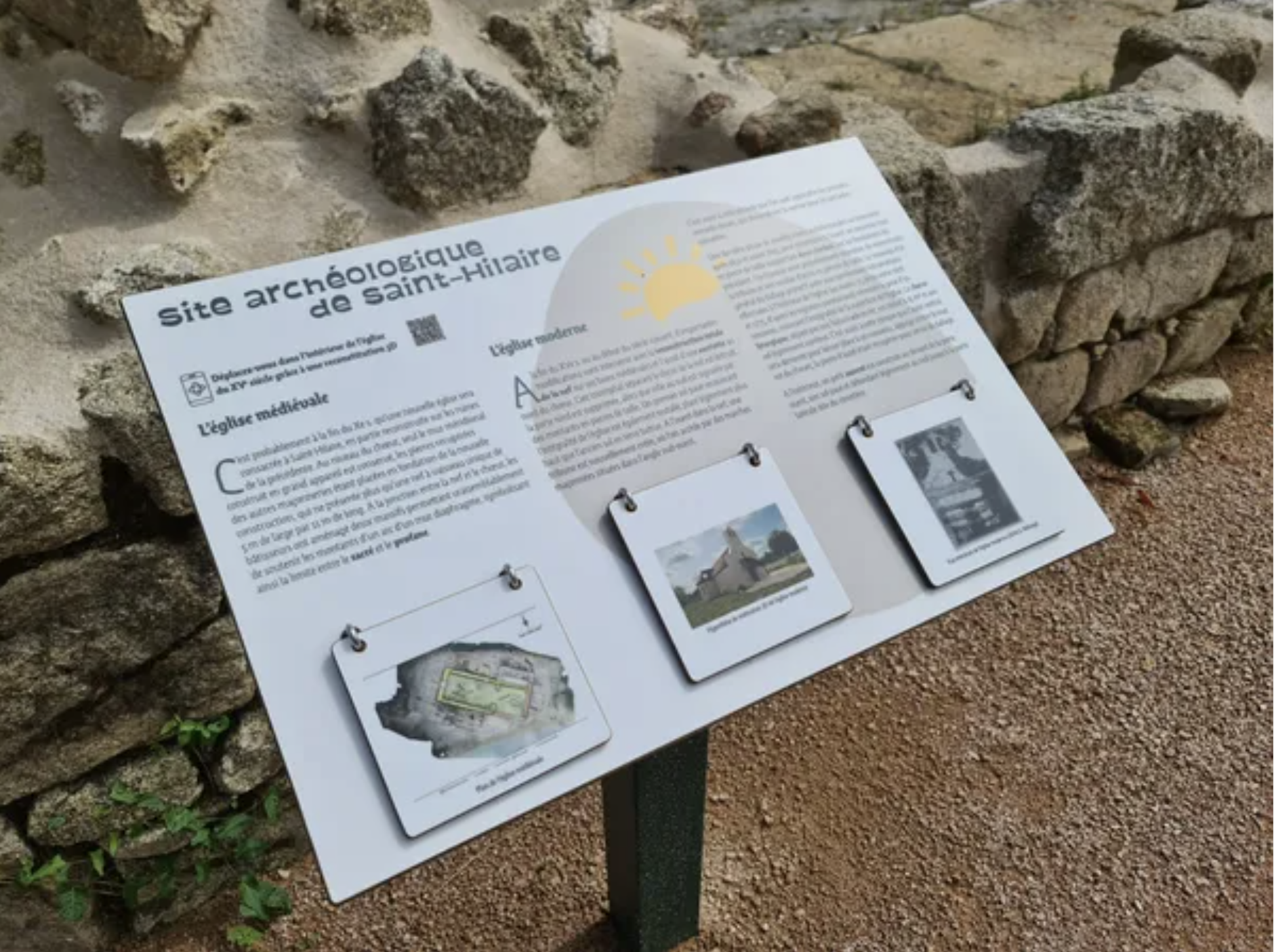 PATRIMOINE - Site archéologique de Saint-Hilaire, Moutier-Rozeille