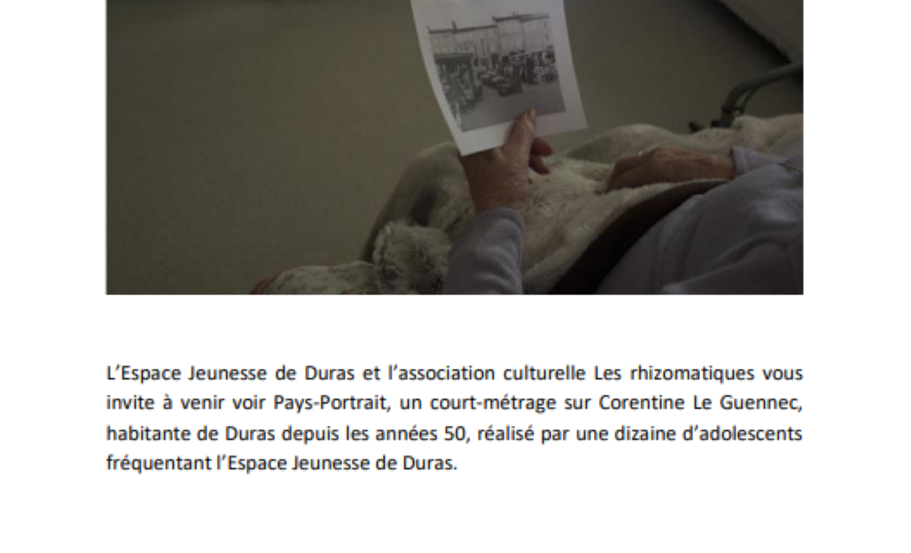 Projection cinéma Documentaire