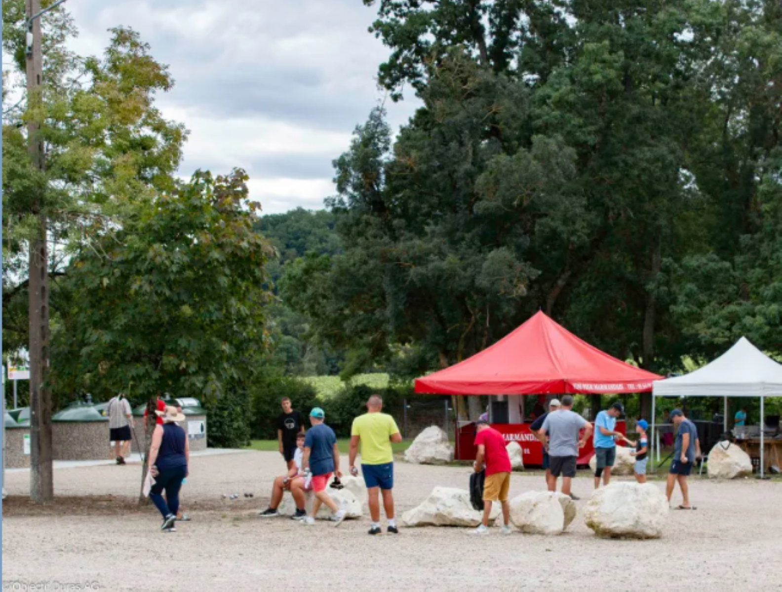 Fête du village à Sainte Colombe de Duras, Sainte-Colombe-de-Duras
