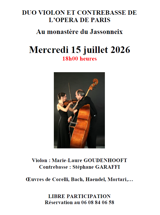 Duo violon contrebasse de l'Opéra de Paris