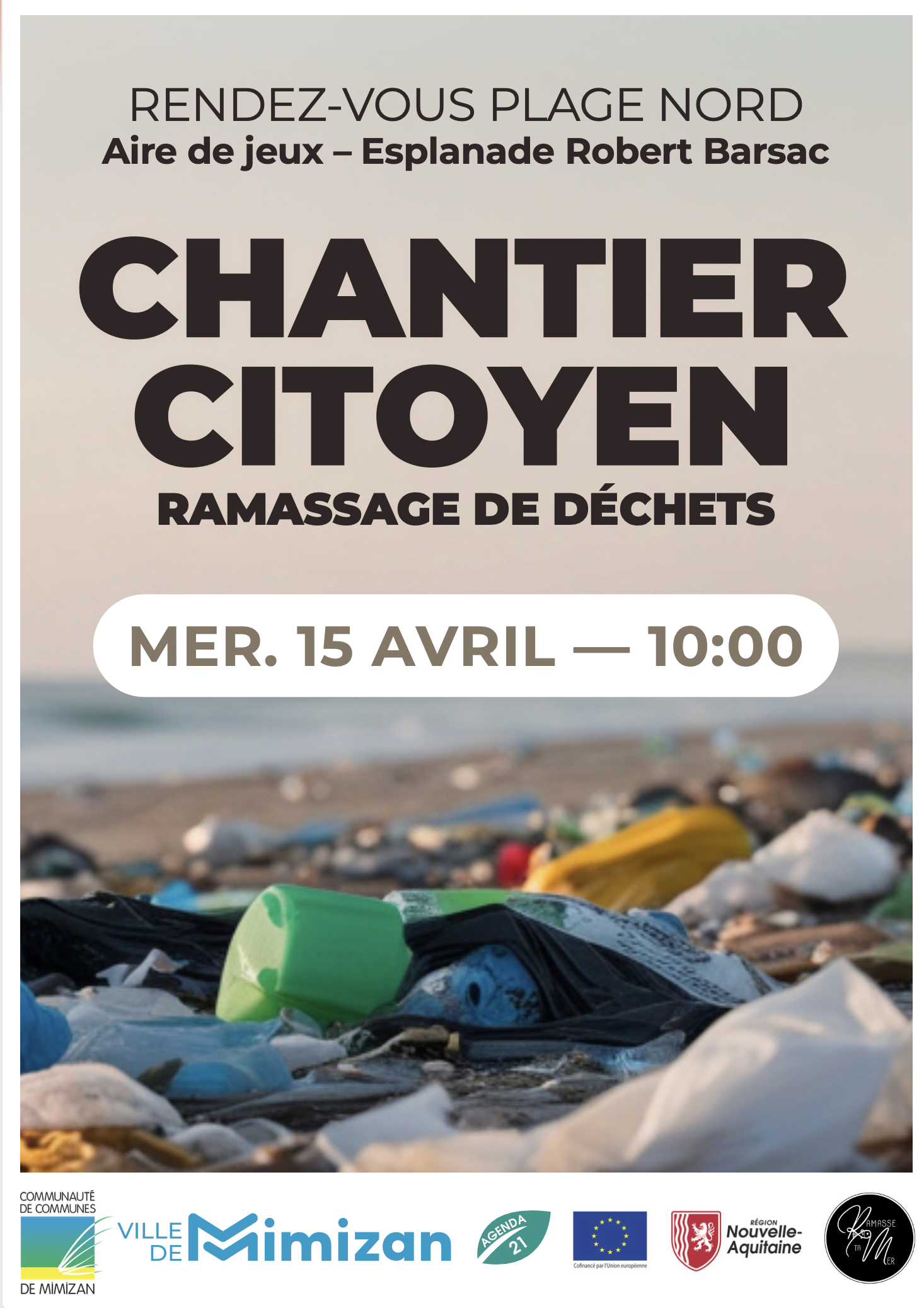 Ramassage de déchets - Chantier citoyen