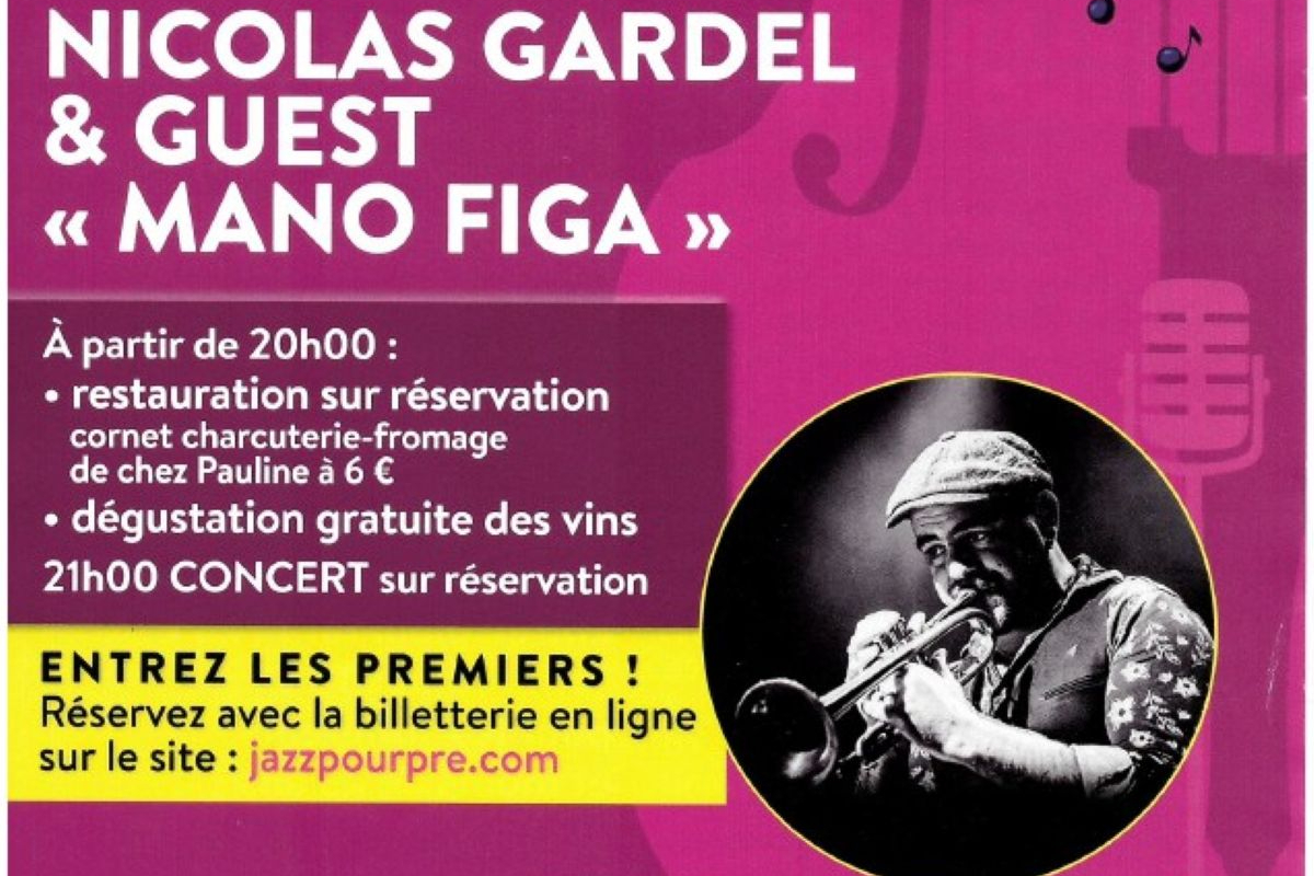 Jazz en chais | Nicolas Gardel et Guest — visuel événement
