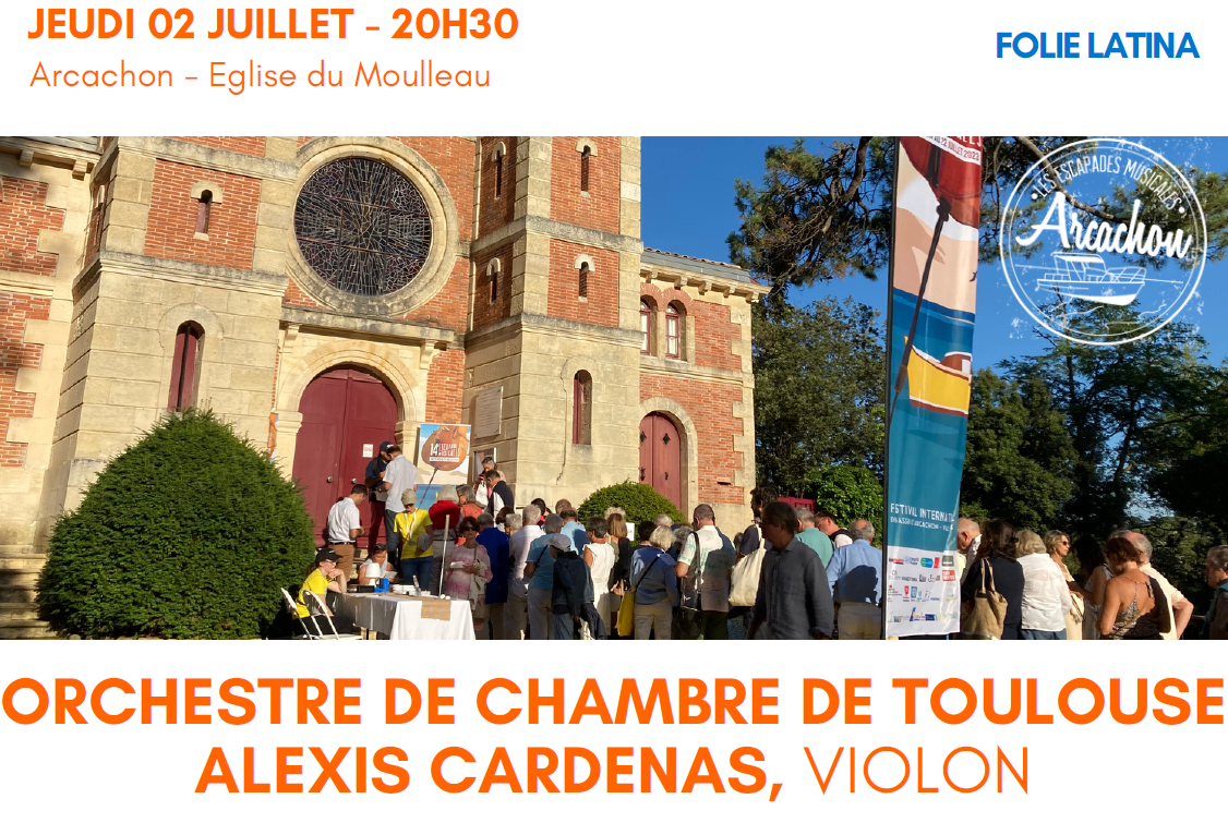 Escapades Musicales - Orchestre de chambre de Toulouse Alexis Cardenas — visuel événement