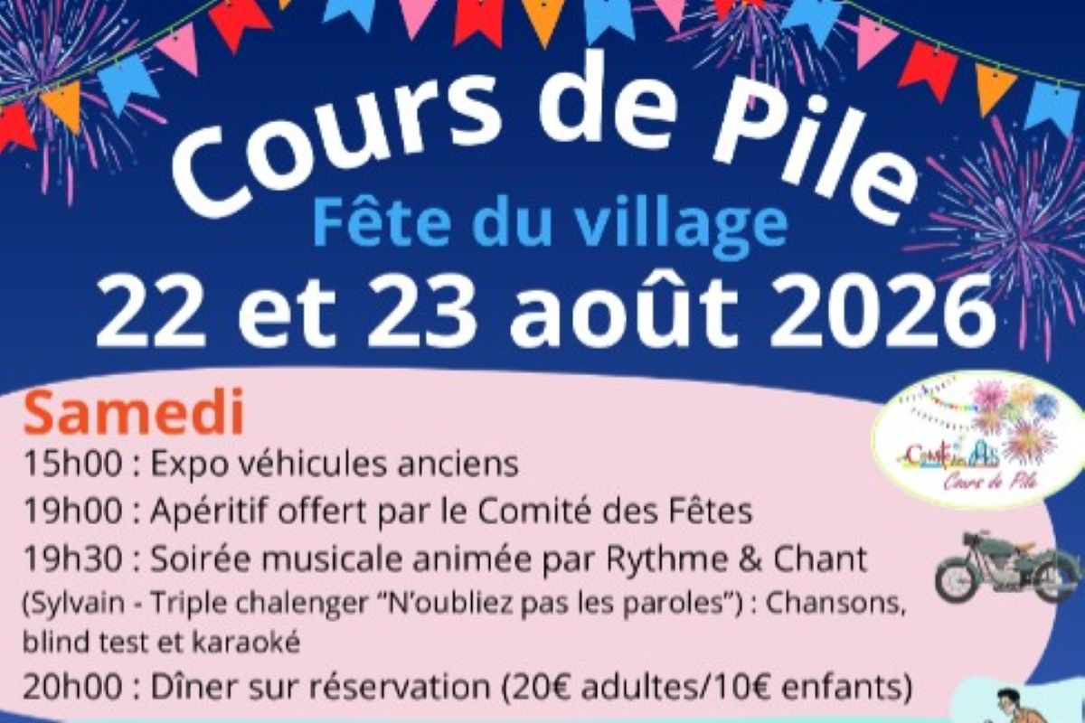 Fête de village — visuel événement