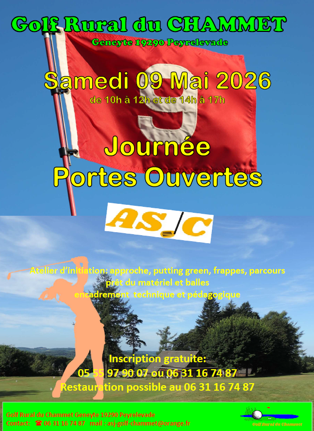 Journée portes ouvertes golf du Chammet