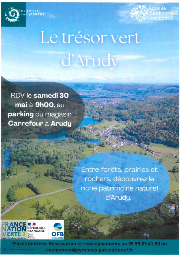 Fêtons la biodiversité - Le trésor vert d'Arudy — visuel événement