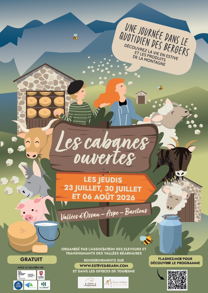 Cabanes ouvertes : Cabane de  Bious-Oumettes, Laruns