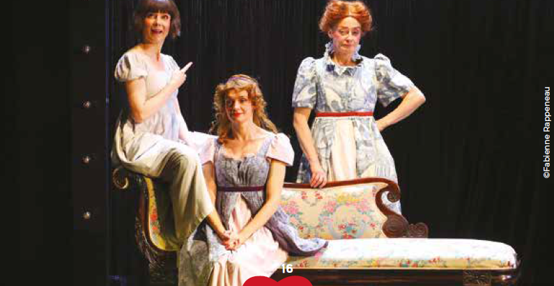 Théâtre : "Orgueil et préjugés... ou presque" d'Isobel Mc Arthur — visuel événement