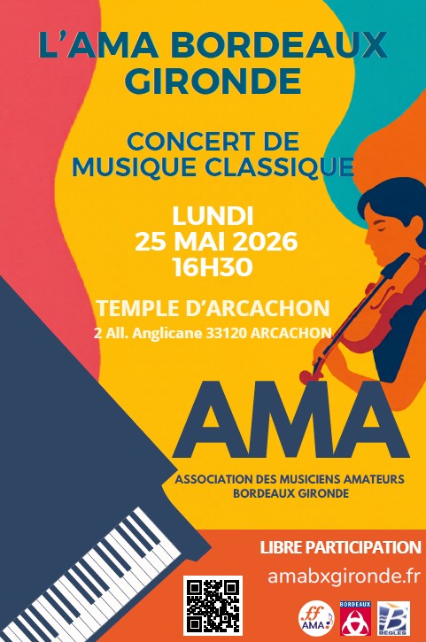 Concert par l'Association des Musiciens de la Gironde (AMA) — visuel événement