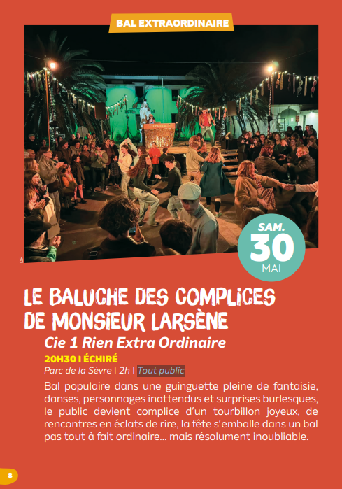 Bal extraordinaire - La 5e saison à Échiré — visuel événement