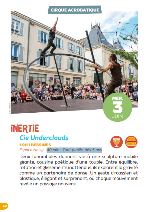 Cirque acrobatique - La 5e saison à Bessines — visuel événement