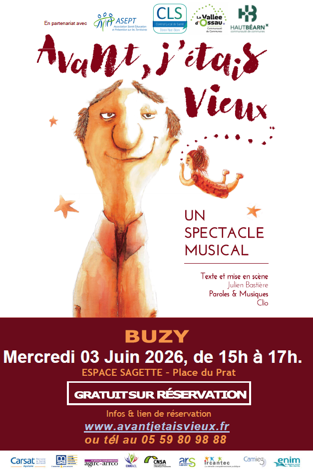 Spectacle musical : Avant j'étais vieux — visuel événement