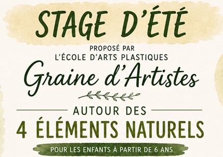 Stage Créatif d'Eté — visuel événement