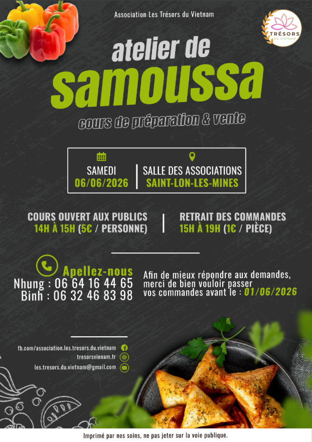 Atelier de samoussa