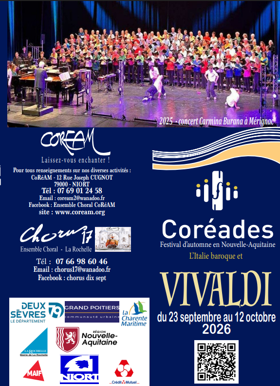 Festival d’Automne des Coréades à Niort