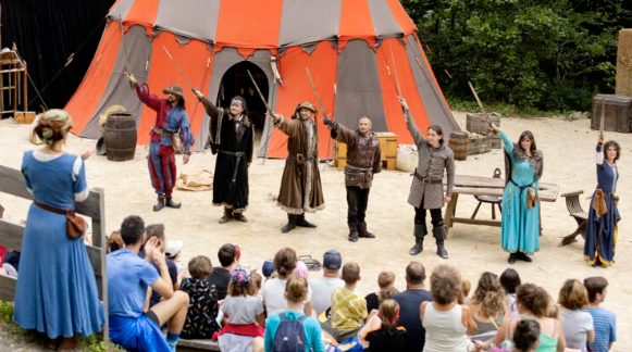 Tours de Merle - Spectacle "Destins de Chevaliers", Saint-Geniez-ô-Merle