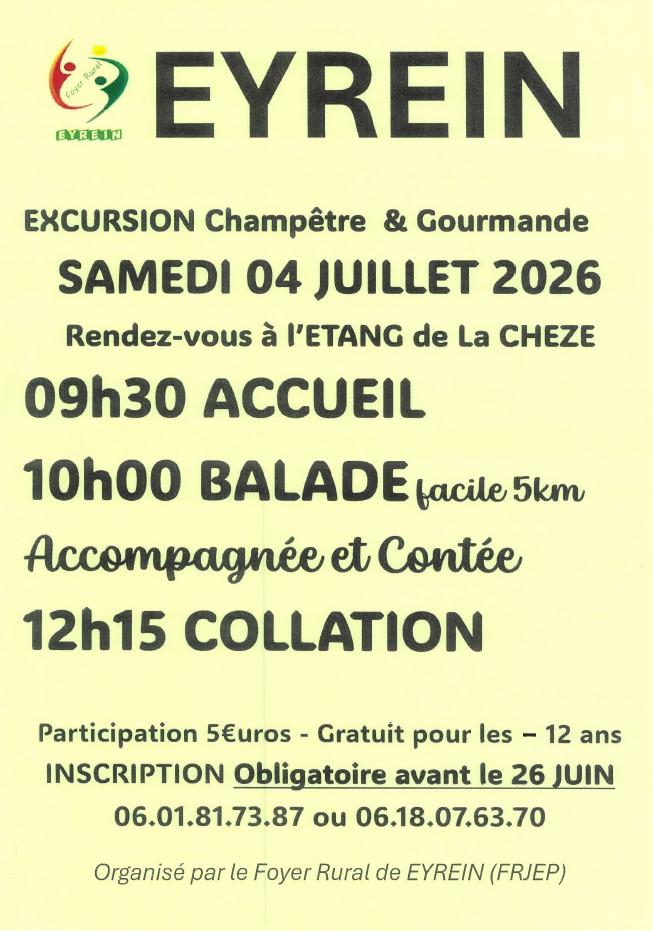 Excursion champêtre et gourmande