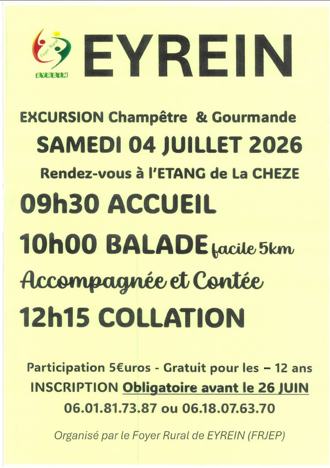 Excursion champêtre et gourmande