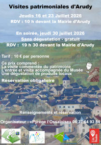 Visite du village d'Arudy, du musée et dégustation
