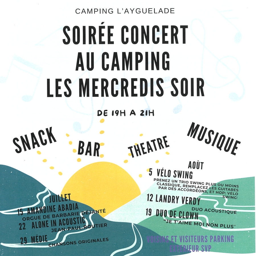 Soirée concert au Camping l'Ayguelade : Alone in acoustic