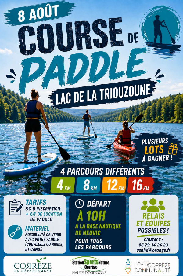 Course de paddle