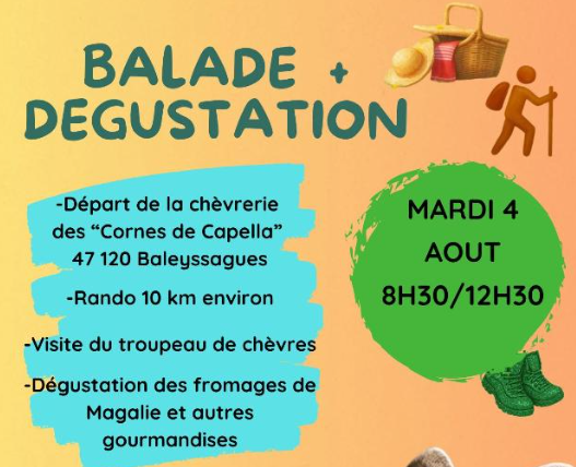 Rando marche sportive autour de Duras