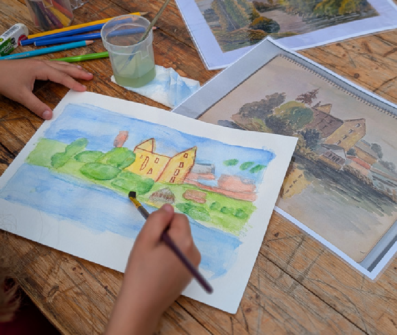 Atelier ARCHIPAT 6/12 ans "SAISON : PAYSAGES" : Paysage à dévorer