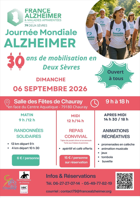 Journée solidaire de l'Alzheimer à Chauray
