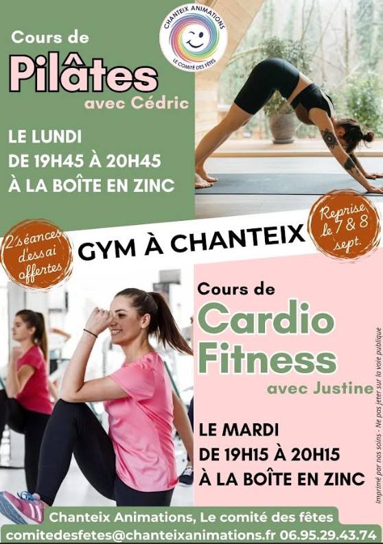 Cour de Cardio Fitness à Chanteix