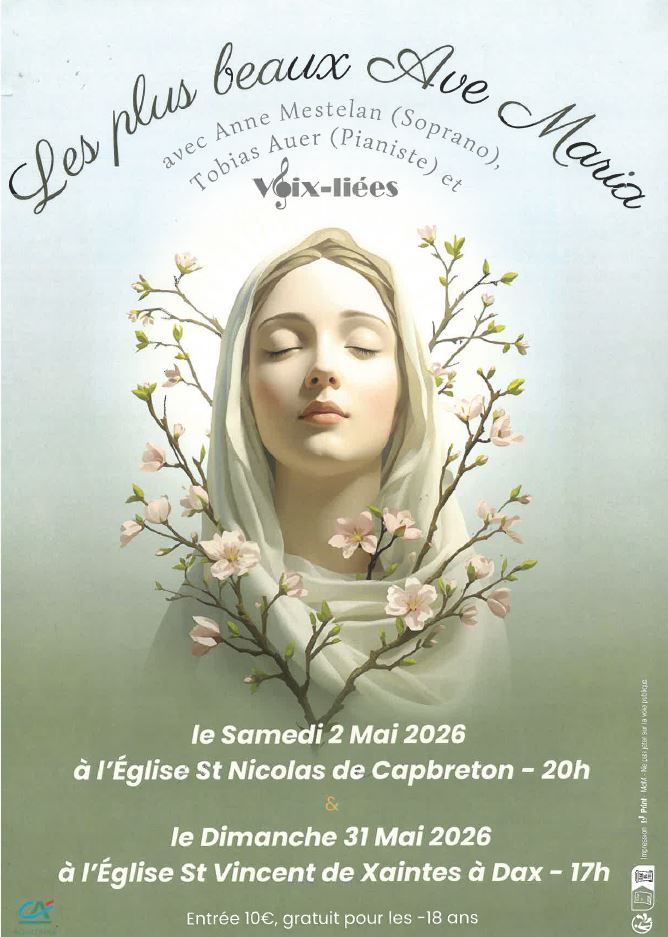 Concert Voix-Liées - Les plus beaux Ave Maria — visuel événement
